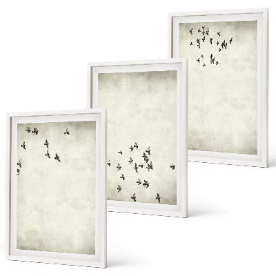 Cadre photo mural Peinture d'oiseau minimaliste