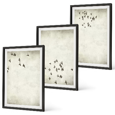 Cadre photo mural Peinture d'oiseau minimaliste