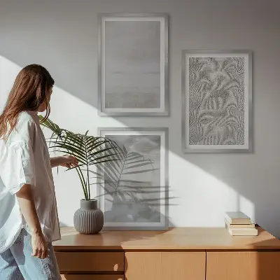 Cadre photo mural au design minimaliste et moderne