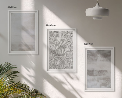 Cadre photo mural Textures minimalistes modernes