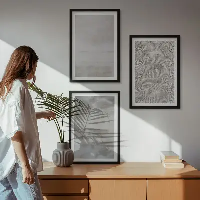 Cadre photo mural au design minimaliste et moderne