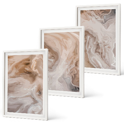 Cadre photo mural Textures abstraites de marbre
