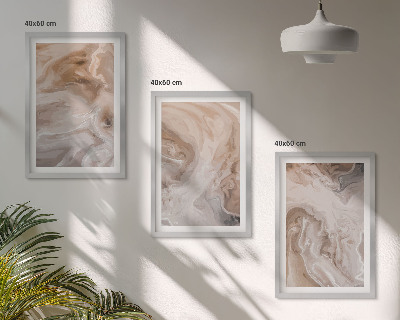 Cadre photo mural Textures abstraites de marbre