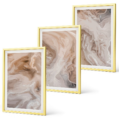 Cadre photo mural Textures abstraites de marbre