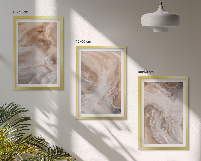 Cadre photo mural Textures abstraites de marbre