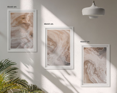 Cadre photo mural Textures abstraites de marbre