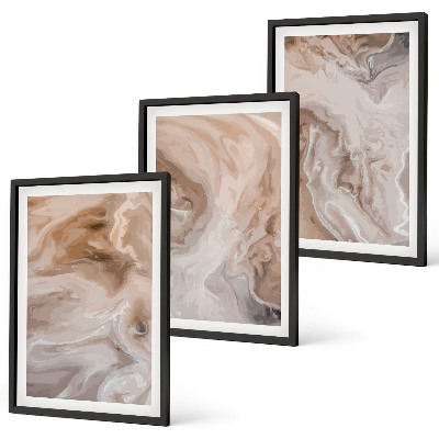 Cadre photo mural Textures abstraites de marbre