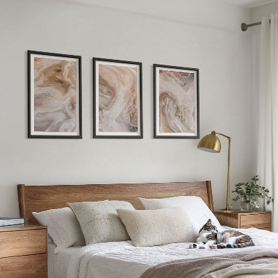 Cadre photo mural Textures abstraites de marbre