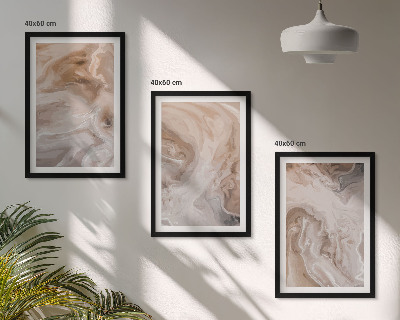 Cadre photo mural Textures abstraites de marbre