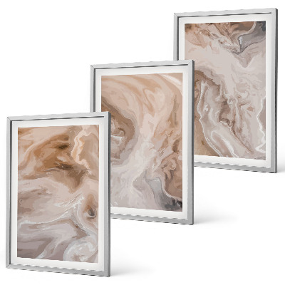 Cadre photo mural Textures abstraites de marbre