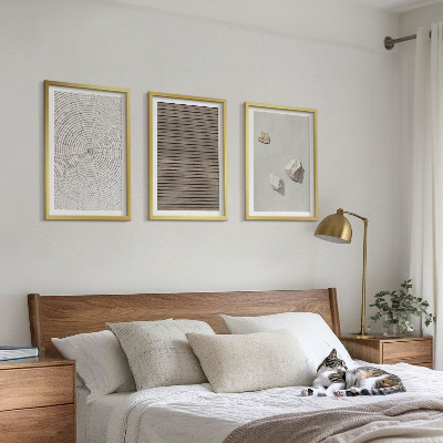 Cadre photo mural Textures naturelles bois pierre