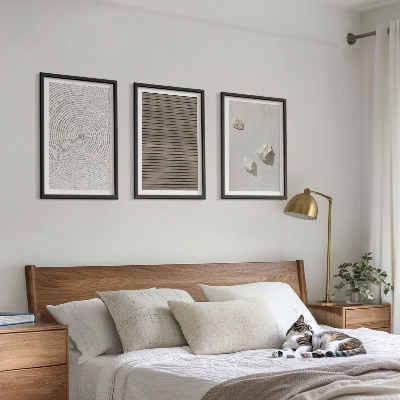 Cadre photo mural Textures naturelles bois pierre
