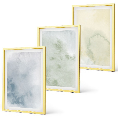 Cadre photo mural Aquarelles pastel sur toile