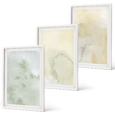 Cadre photo mural Textures aquarelle pastel