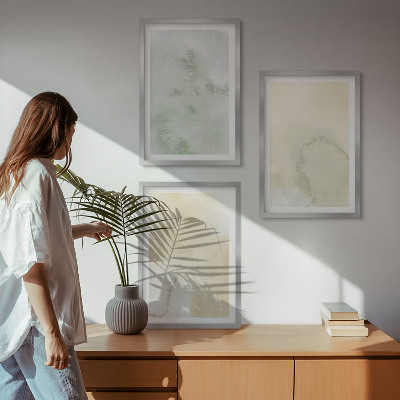 Cadre photo mural Textures aquarelle pastel