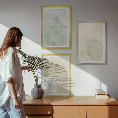 Cadre photo mural Textures aquarelle pastel