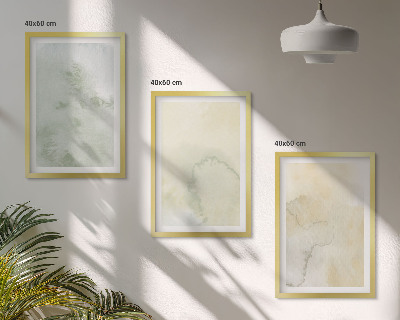 Cadre photo mural Textures aquarelle pastel