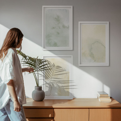 Cadre photo mural Textures aquarelle pastel