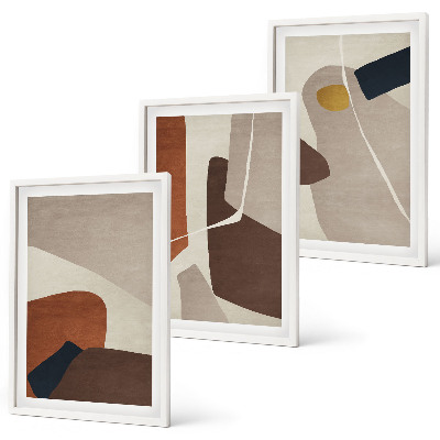 Cadre photo mural Peinture bohème abstraite