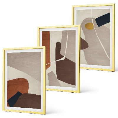 Cadre photo mural Peinture bohème abstraite