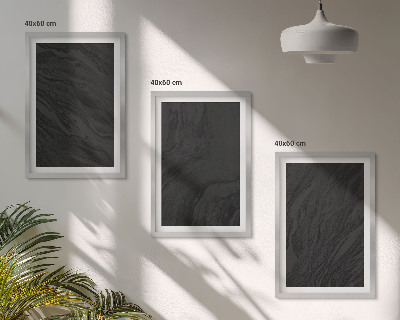 Cadre photo mural Textures élégantes en marbre foncé