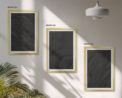 Cadre photo mural Textures élégantes en marbre foncé