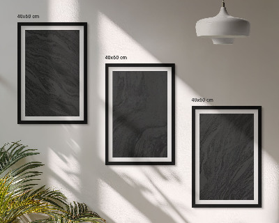 Cadre photo mural Textures élégantes en marbre foncé