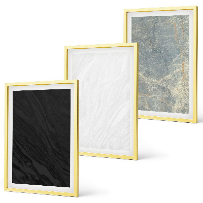 Lot de 3 tableaux pour salon Les couleurs des élégantes structures en pierre