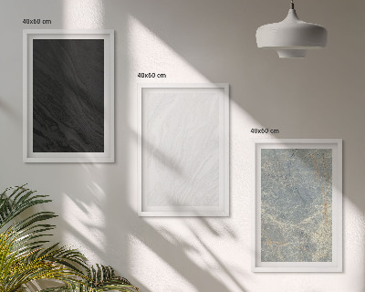 Lot de 3 tableaux pour salon Les couleurs des élégantes structures en pierre