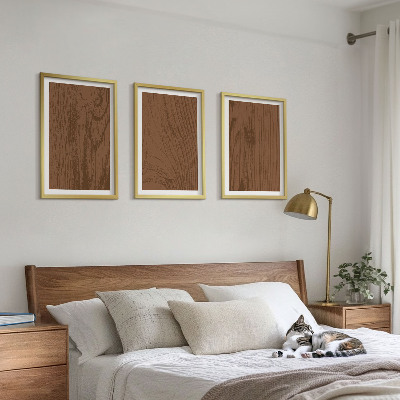 Cadre photo mural Minimalisme de l'écorce de bois