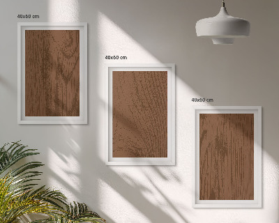 Cadre photo mural Minimalisme de l'écorce de bois