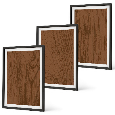 Cadre photo mural Minimalisme de l'écorce de bois