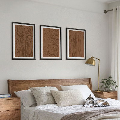 Cadre photo mural Minimalisme de l'écorce de bois