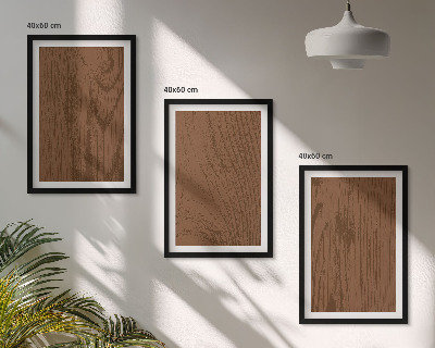 Cadre photo mural Minimalisme de l'écorce de bois