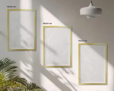 Cadre photo mural en marbre au design élégant