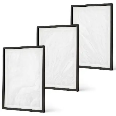 Cadre photo mural en marbre au design élégant