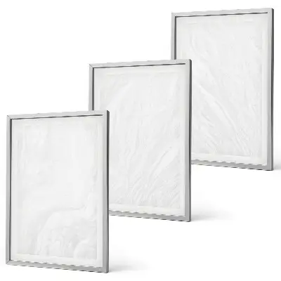 Cadre photo mural en marbre au design élégant