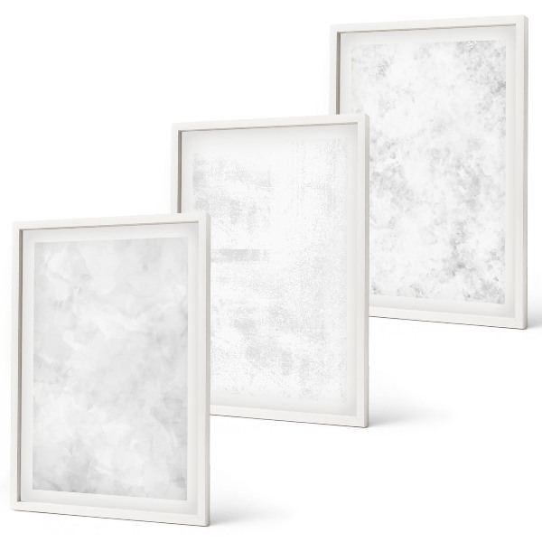 Cadre photo mural Fond minimaliste à taches blanches