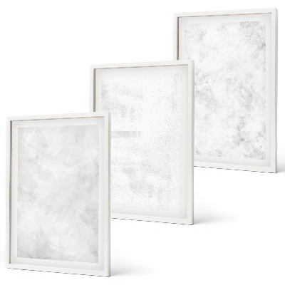 Cadre photo mural Fond minimaliste à taches blanches