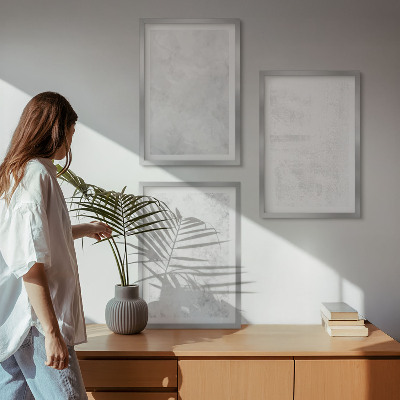 Cadre photo mural Fond minimaliste à taches blanches