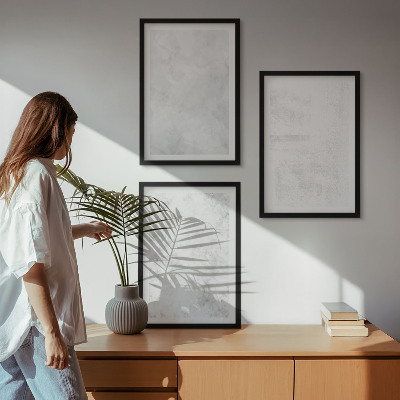 Cadre photo mural Fond minimaliste à taches blanches