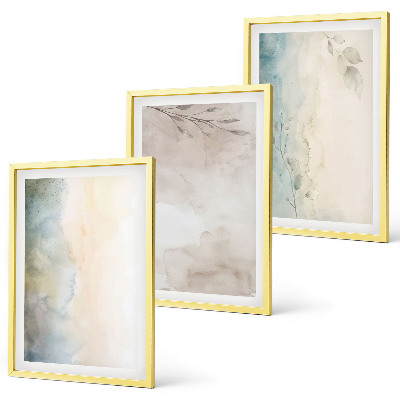 Cadre photo mural Cartons aquarelle délicats