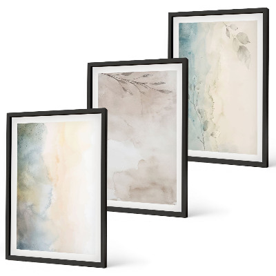 Cadre photo mural Cartons aquarelle délicats