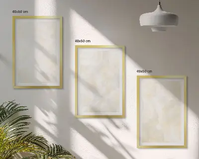 Peinture à texture lumineuse cadre photo mural