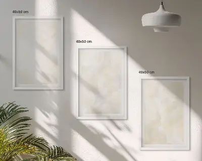 Peinture à texture lumineuse cadre photo mural