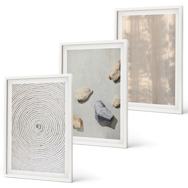 Cadre photo mural Structures de textures naturelles bohèmes