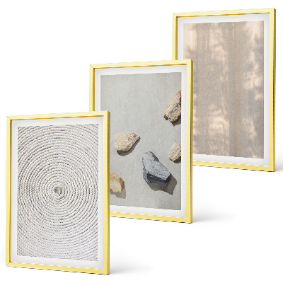 Cadre photo mural Structures de textures naturelles bohèmes