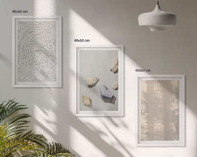 Cadre photo mural Structures de textures naturelles bohèmes