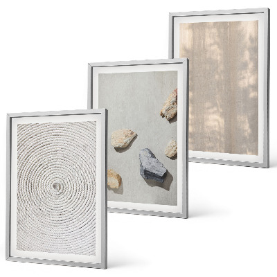 Cadre photo mural Structures de textures naturelles bohèmes