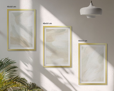 Lot de 3 tableaux pour salon Minimalisme de la texture de peinture